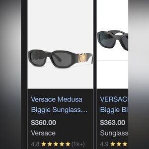 Versace Medusa Biggie Sunglasses